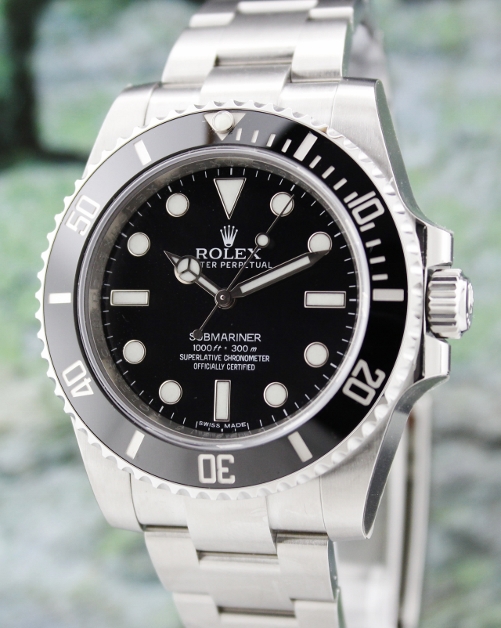 A ROLEX CERAMIC OYSTER PERPETUAL / SUBMARINER 114060